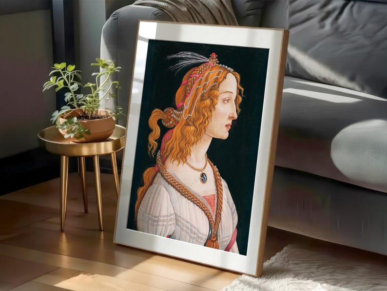 Botticelli art print Renaissance wall art Italian masterpiece Famous artwork poster Classical art poster Wedding gift idea 21 4 image 7