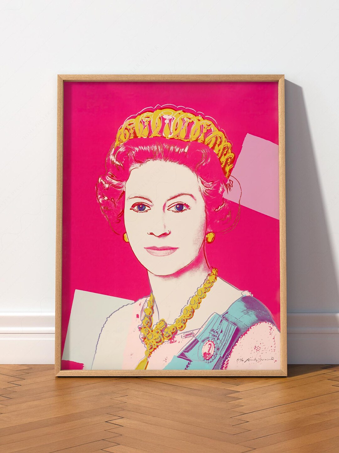 Andy Warhol Poster, Queen Elizabeth II, the Crown, Pop Art 6-1 - Etsy
