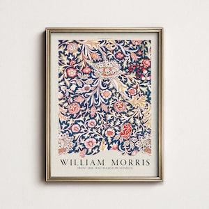 William Morris Floral Wall Art, Vintage Botanical Print, Classic Decor 68 immagine 11