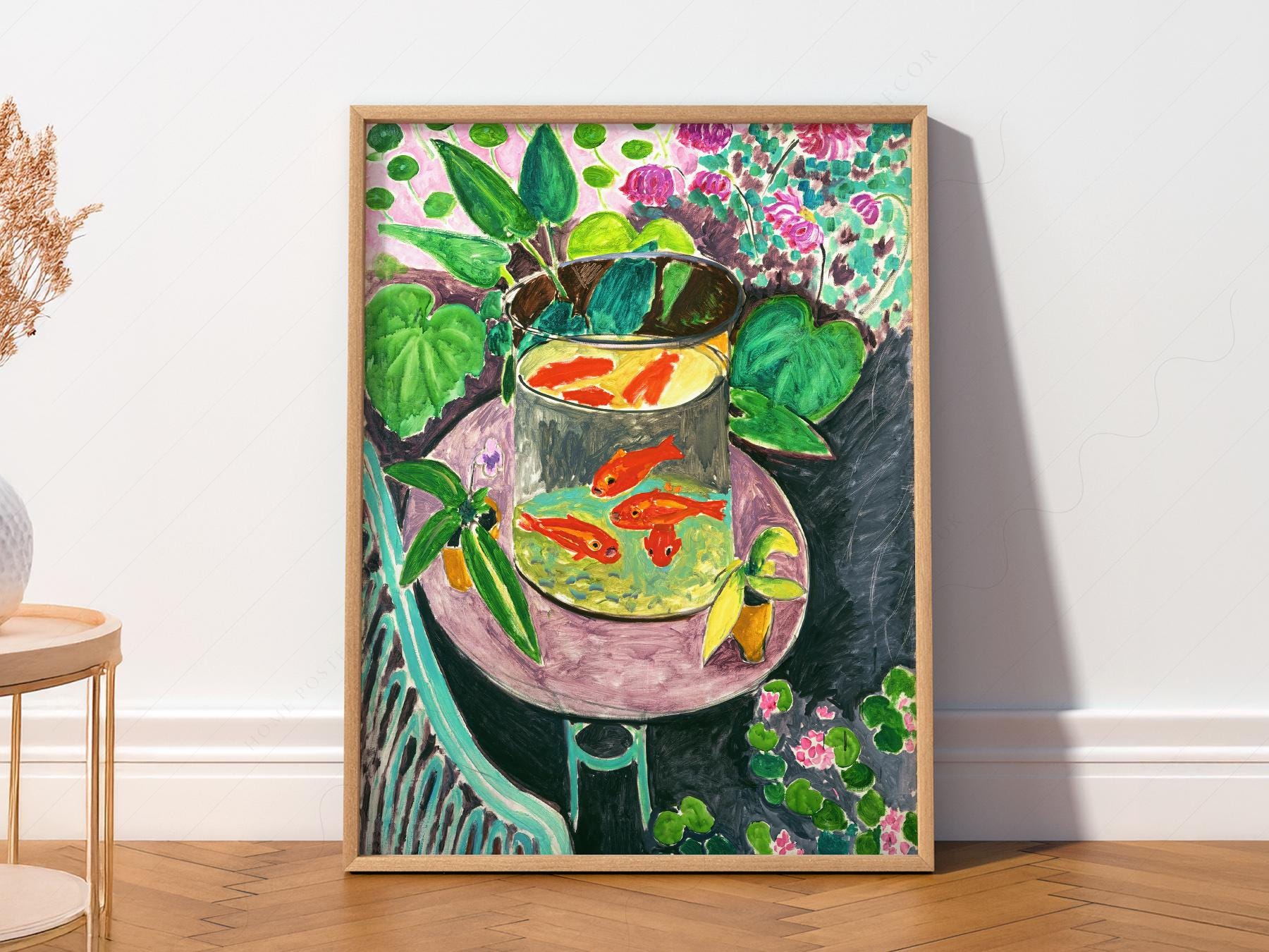 Henri Matisse Goldfish Print, Mid Century Modern Nature Wall Art 6