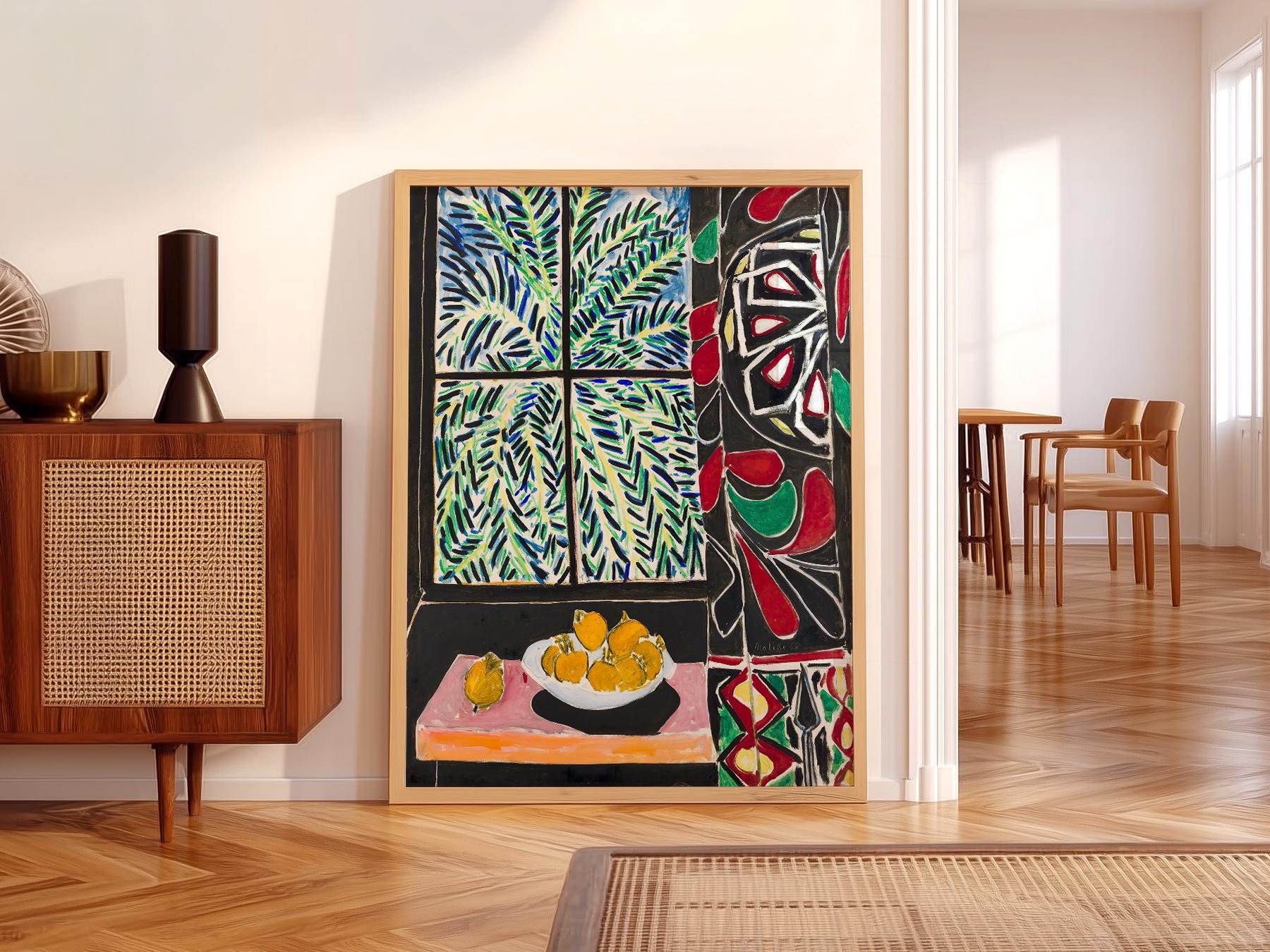 Matisse Still Life Print, Interior With Egyptian Curtain, 20th