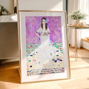 Gustav Klimt Poster: Portrait of Mada Primavesi, Museum Quality Print 3 image 9