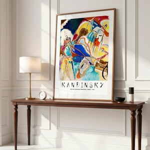 Wassily Kandinsky Print, Exhibition Poster, Museum print, Abstract painting 2 image 3