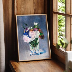 Edouard Manet Floral Print, Impressionism Fine Art image 9