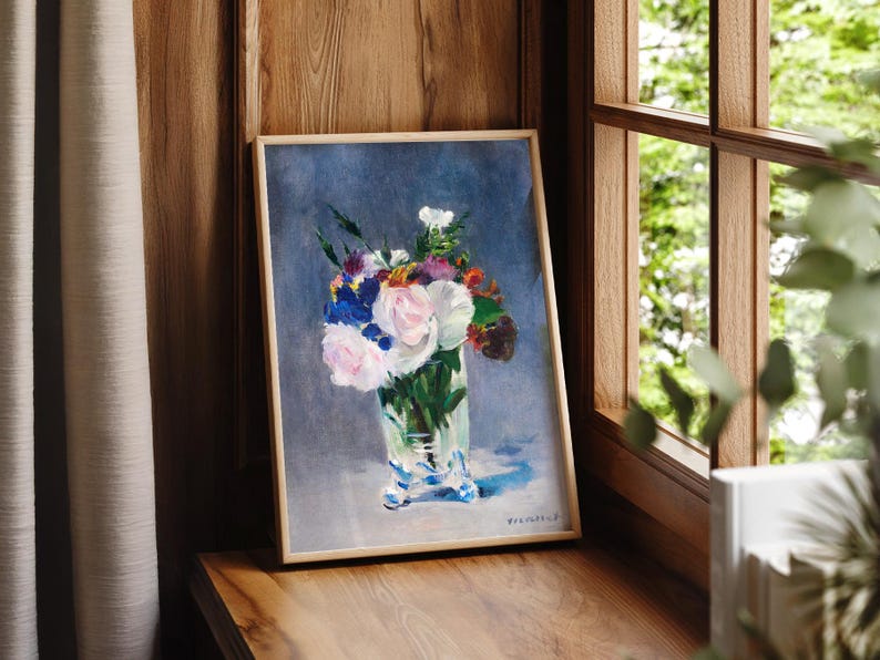 Edouard Manet Floral Print, Impressionism Fine Art image 9