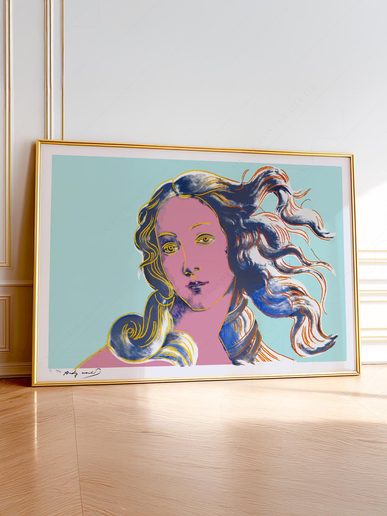 Andy Warhol Boticelli Venus Art Print, Pop Retro Style - Etsy