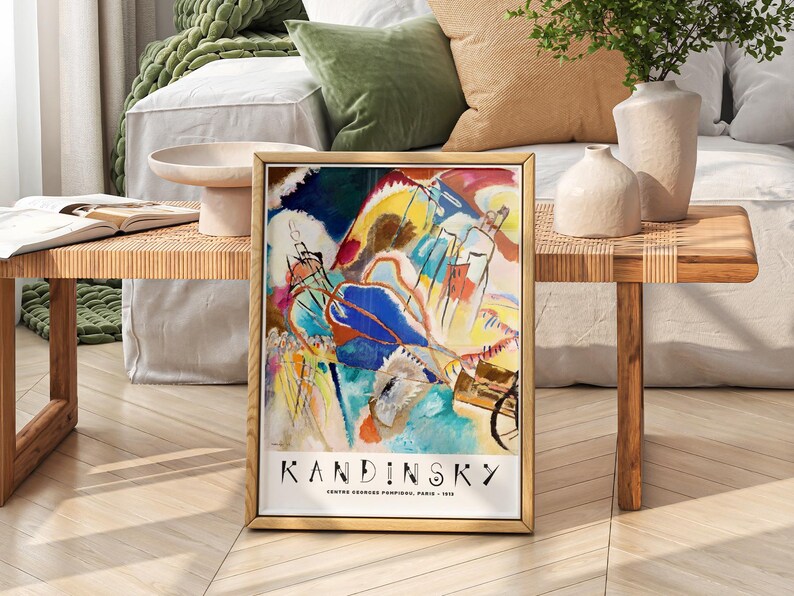 Wassily Kandinsky Print, Exhibition Poster, Museum print, Abstract painting 2 image 8