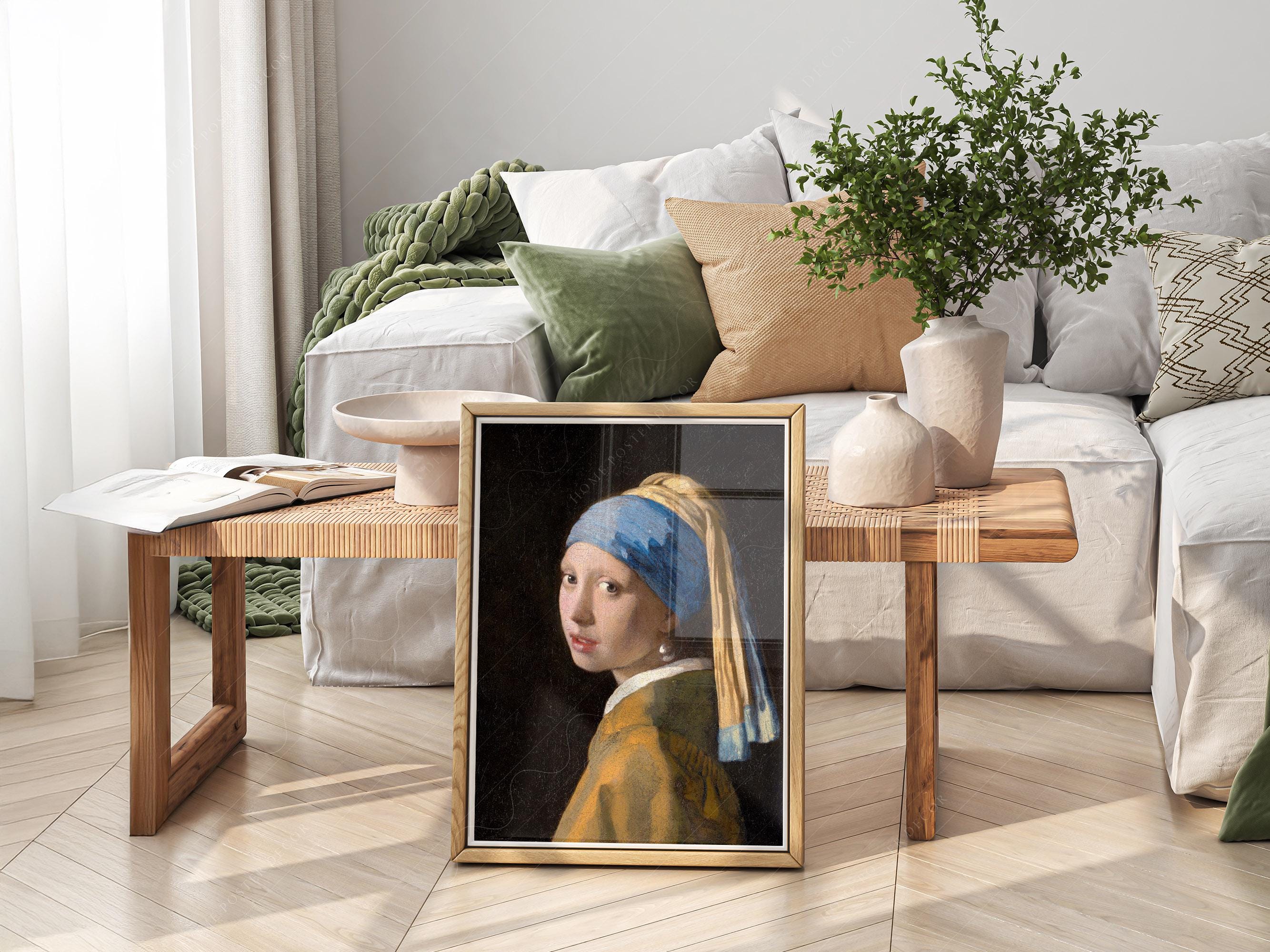 Girl With A Pearl Earring, Johannes Vermeer, Famous Painting, Classic Portrait Painting, Museum Quality Print, 1665