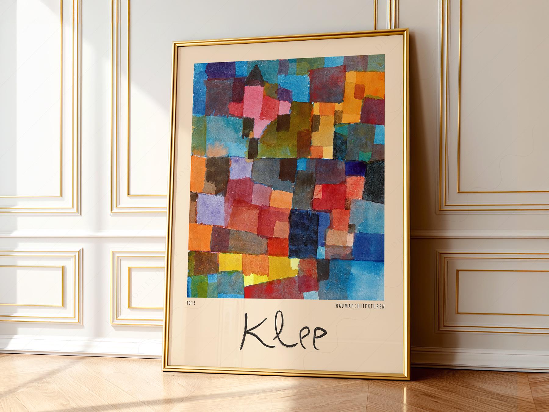 Paul Klee Bauhaus Master Exhibition Poster Abstract Print Gift for