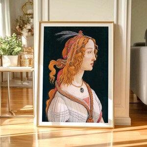 Botticelli art print Renaissance wall art Italian masterpiece Famous artwork poster Classical art poster Wedding gift idea 21 4 image 5