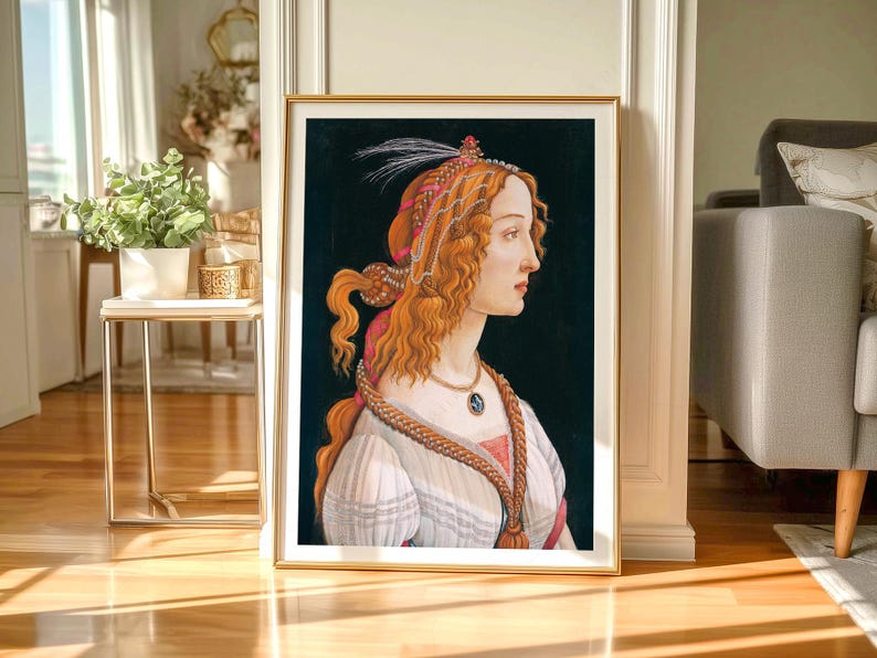 Botticelli art print Renaissance wall art Italian masterpiece Famous artwork poster Classical art poster Wedding gift idea 21 4 image 5