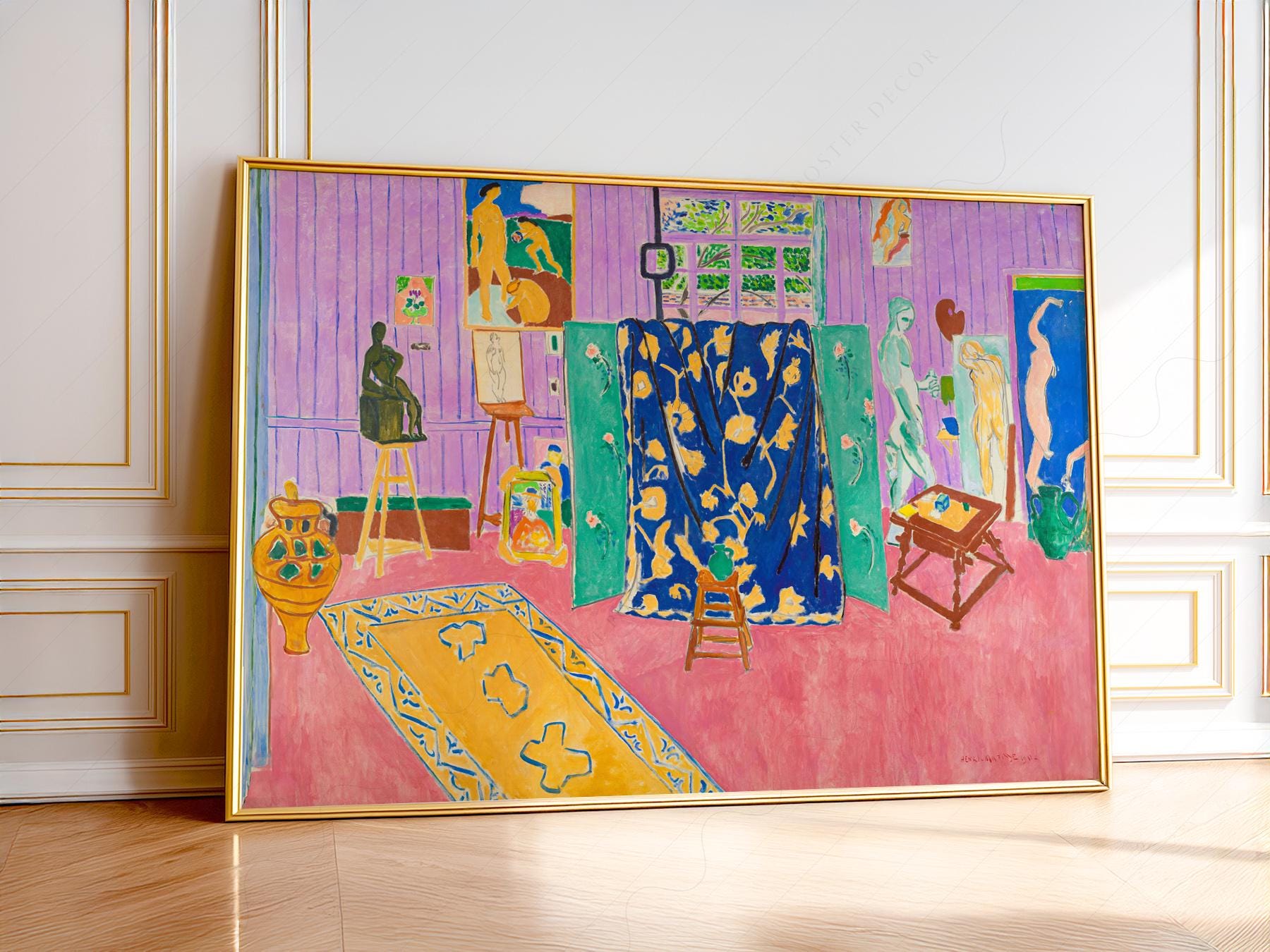 Henri Matisse the Pink Studio Famous Painting Matisse Wall Art