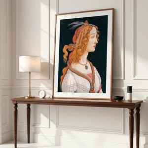 Botticelli art print Renaissance wall art Italian masterpiece Famous artwork poster Classical art poster Wedding gift idea 21 4 image 3