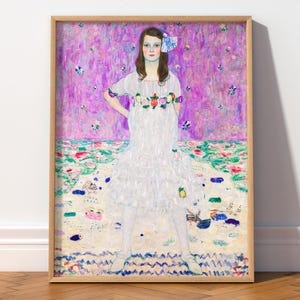 Gustav Klimt Poster: Portrait of Mada Primavesi, Museum Quality Print 3 image 1