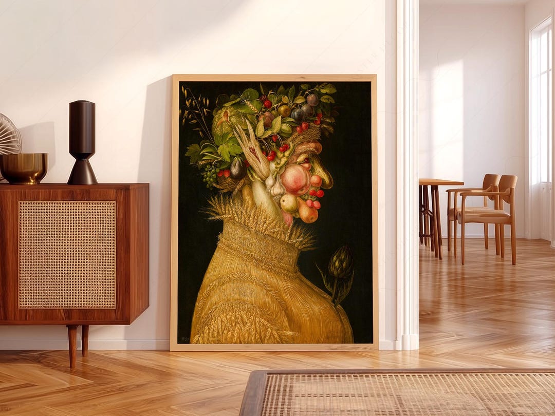 Giuseppe Arcimboldo Fruits Portrait Print, Italian Painter, Vintage Art ...