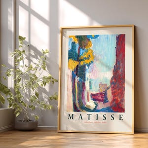 Henri Matisse Arcueil Print, Modern Bold Colors Home Decor image 3