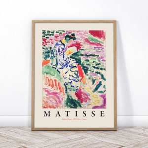 Henri Matisse Print, Matisse Exhibition, Japanese Garden, Floral Art Print, Nature Wall Art, Mid Century Modern image 5