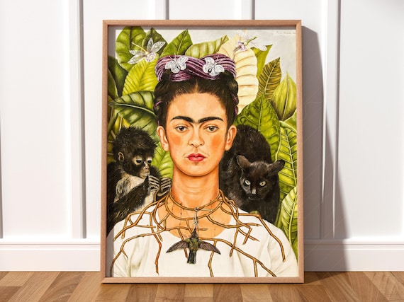 Frida Kahlo Autorretrato Con Monos