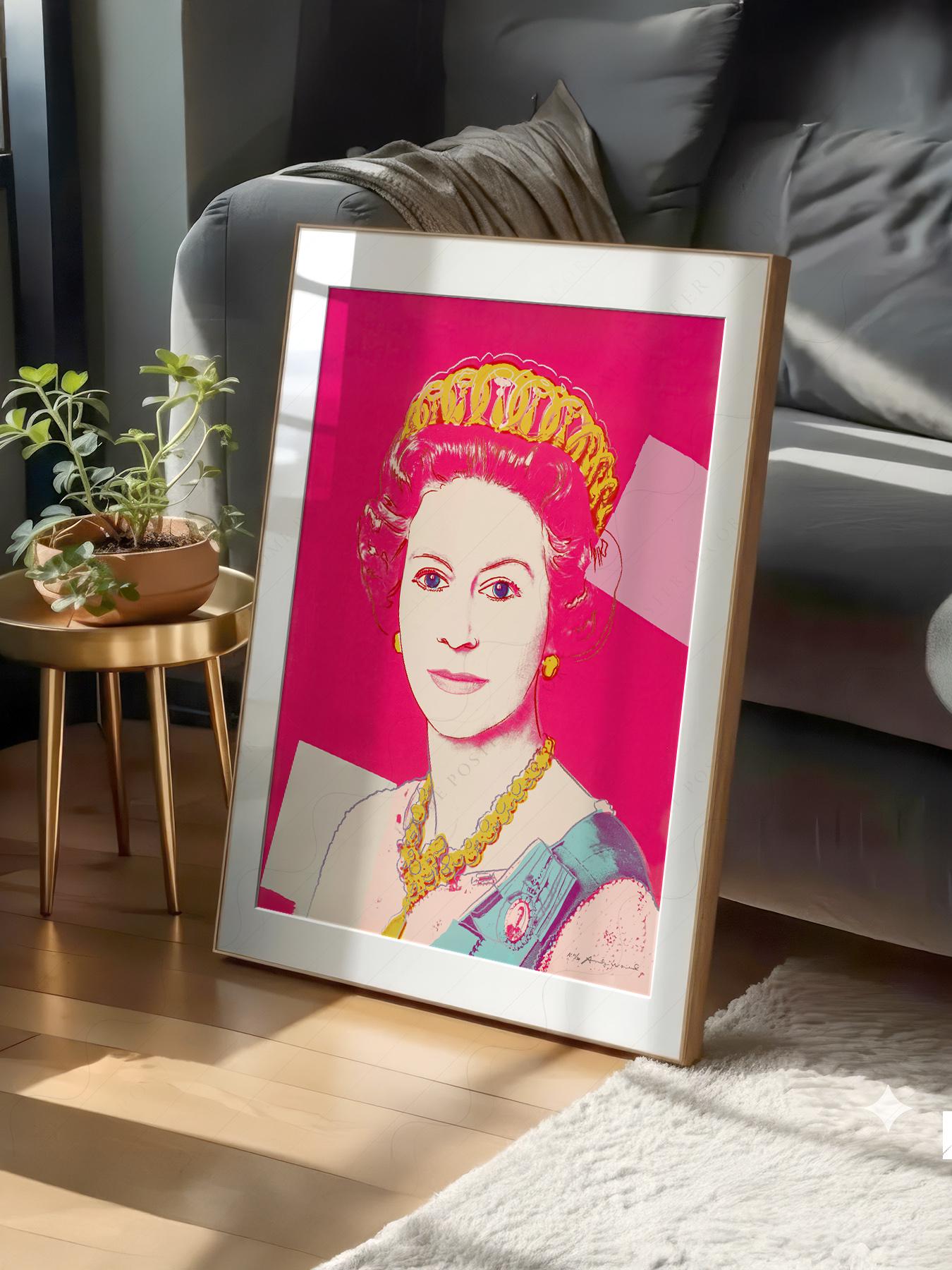 Andy Warhol Poster, Queen Elizabeth II, the Crown, Pop Art 6-1 - Etsy