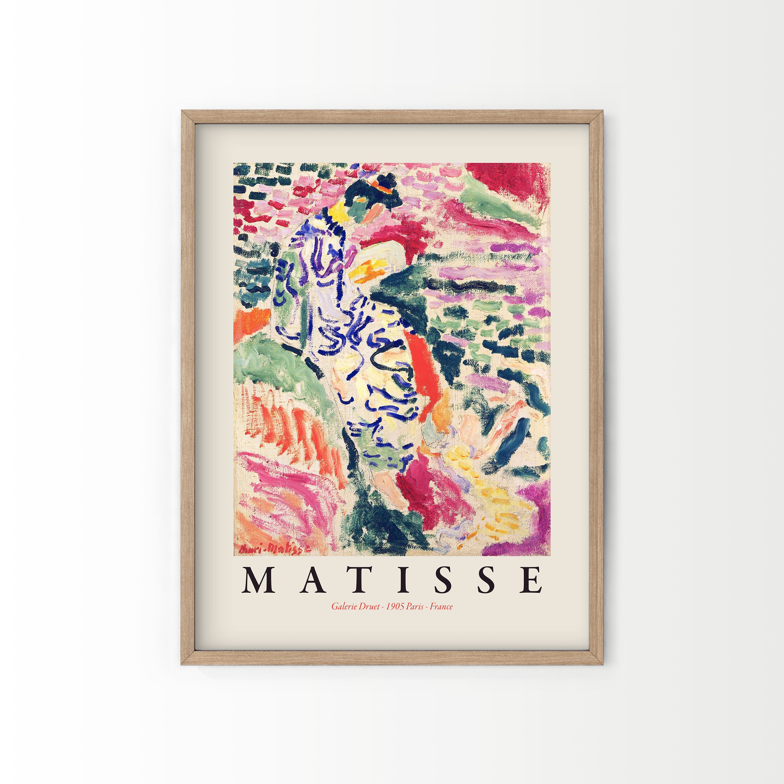 Matisse The CutOuts French Vintage Museum Exhibition Poster to had a