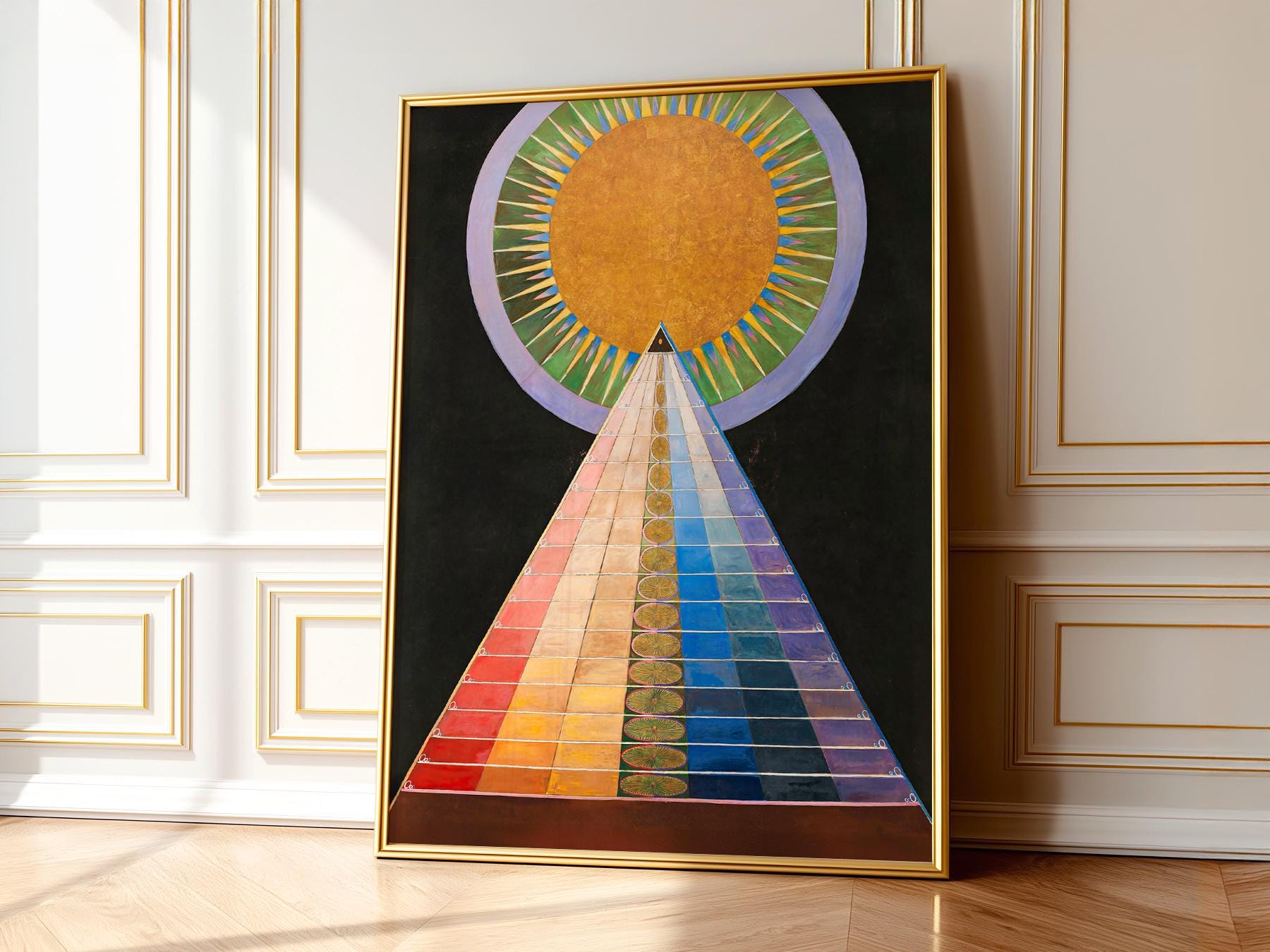 Hilma Af Klint Altarpiece No 1 Art Print, Abstract Spiritual