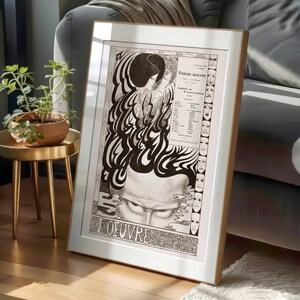 Jan Toorop Louvre Poster, Abstract Black White Art Print image 6