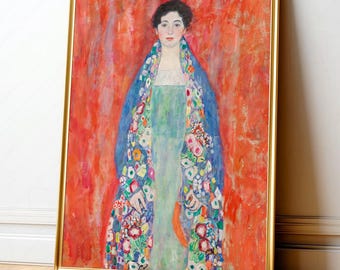 Klimt Print: Portrait of Fraulein Lieser, Vintage Fine Art Reproduction