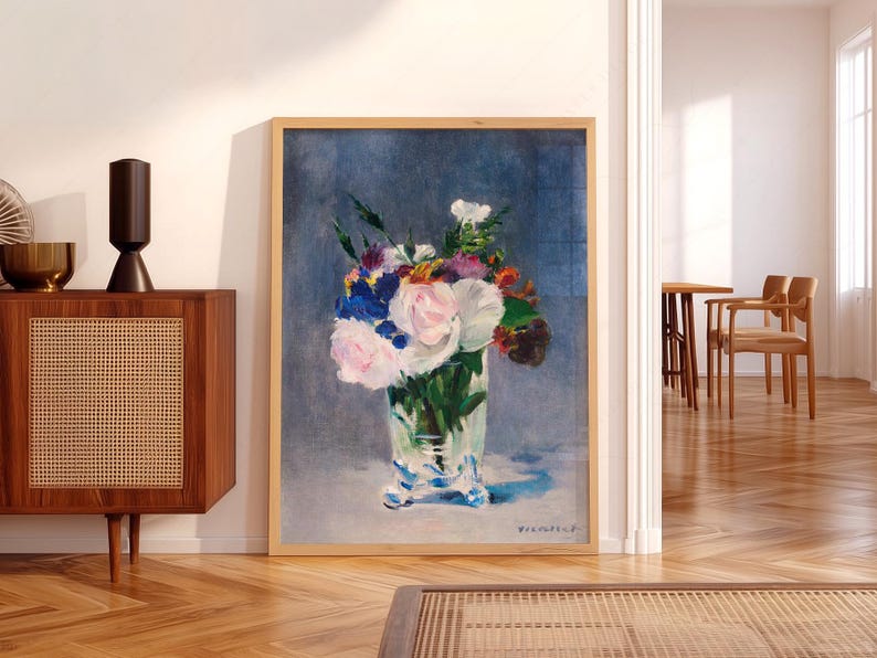 Edouard Manet Floral Print, Impressionism Fine Art image 1