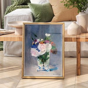 Edouard Manet Floral Print, Impressionism Fine Art image 8