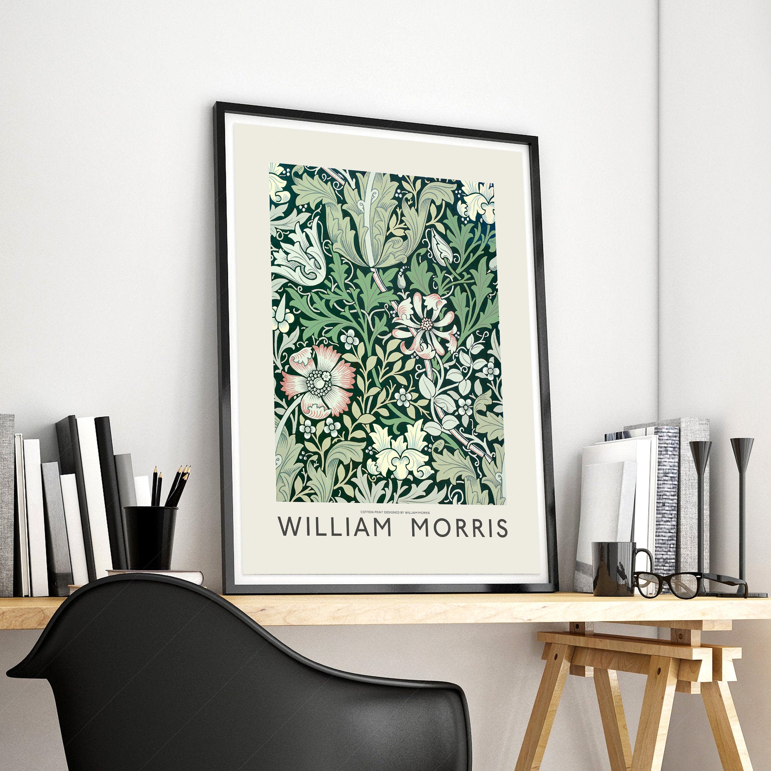 William Morris Poster Floral Wall Art Vintage Flowers - Etsy UK