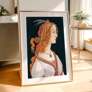 Botticelli art print Renaissance wall art Italian masterpiece Famous artwork poster Classical art poster Wedding gift idea 21 4 image 6