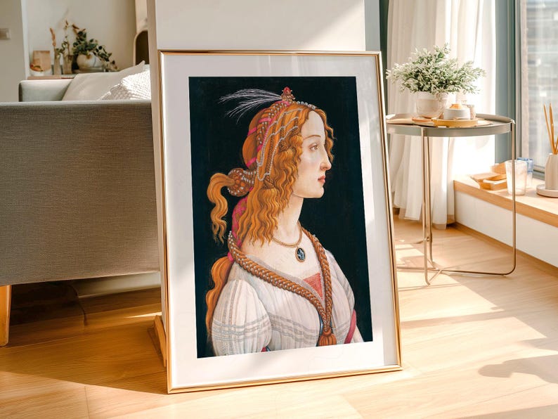 Botticelli art print Renaissance wall art Italian masterpiece Famous artwork poster Classical art poster Wedding gift idea 21 4 image 6