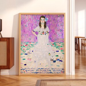 Gustav Klimt Poster: Portrait of Mada Primavesi, Museum Quality Print 3 image 4