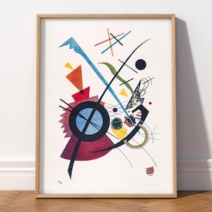 Póster de Wassily Kandinsky, arte abstracto de pared, regalo para él, decoración de pared de dormitorio, póster de exposición, impresión de Kandinsky