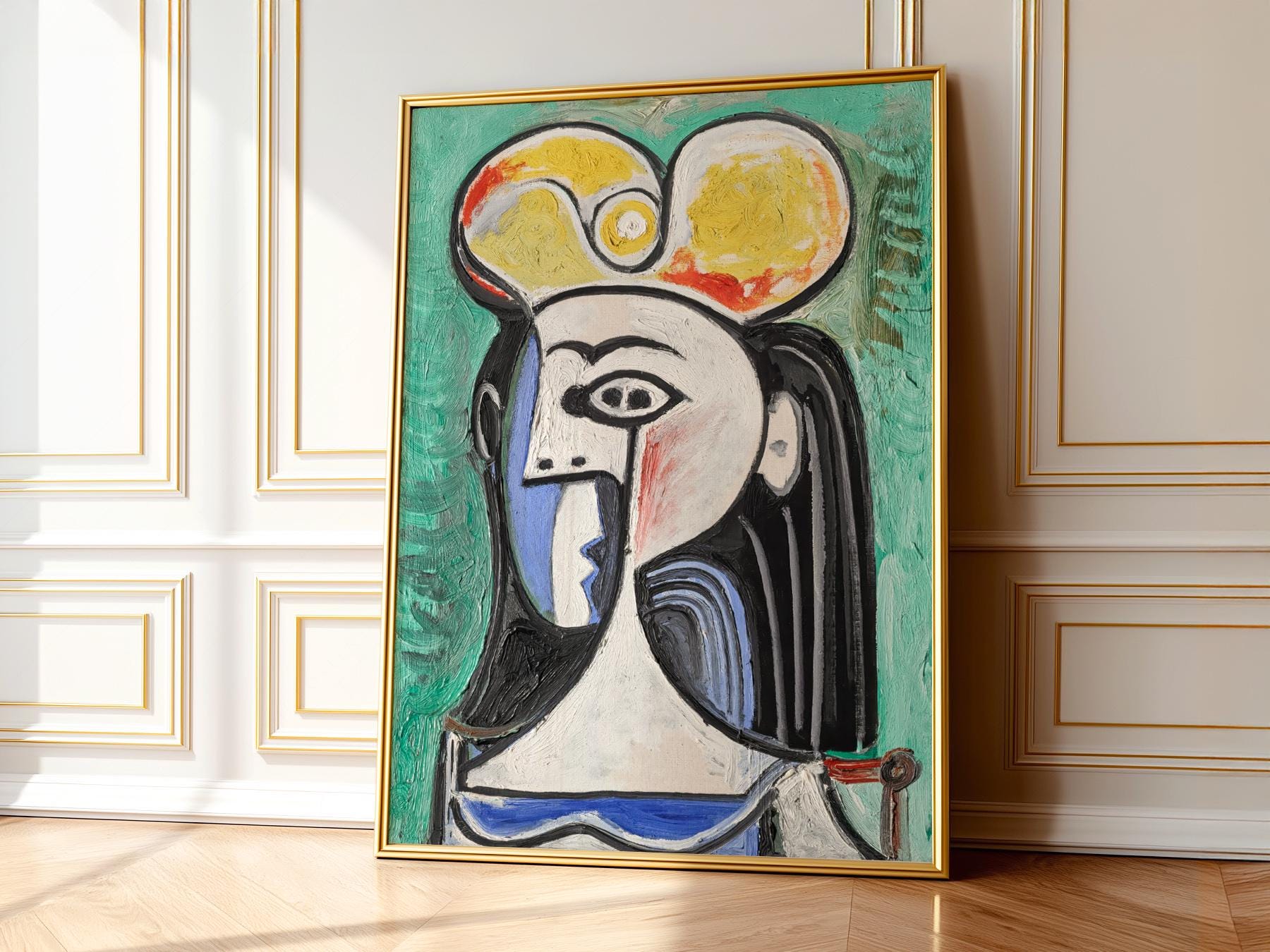 【稀少輸入本】Cubist Picasso アートブック Picasso Abstract Woman Art Print, Cubist Mid Century Modern