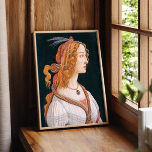 Botticelli art print Renaissance wall art Italian masterpiece Famous artwork poster Classical art poster Wedding gift idea 21 4 image 4