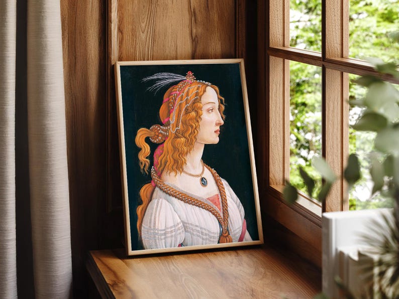 Botticelli art print Renaissance wall art Italian masterpiece Famous artwork poster Classical art poster Wedding gift idea 21 4 image 4