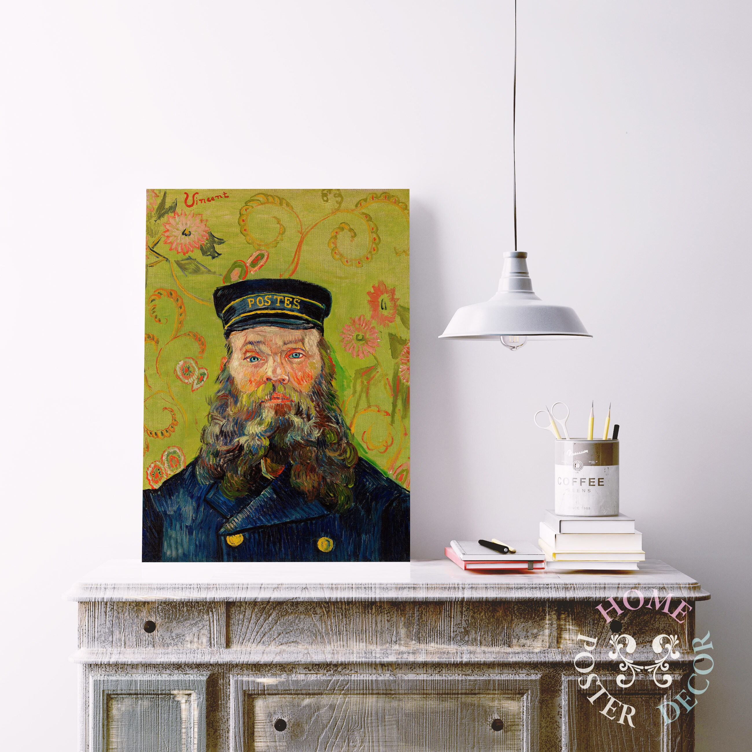 Vincent Van Gogh Van Gogh Portrait the Postman Joseph | Etsy Canada