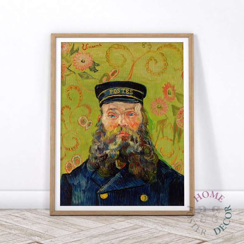 Vincent Van Gogh Van Gogh Portrait the Postman Joseph | Etsy Canada