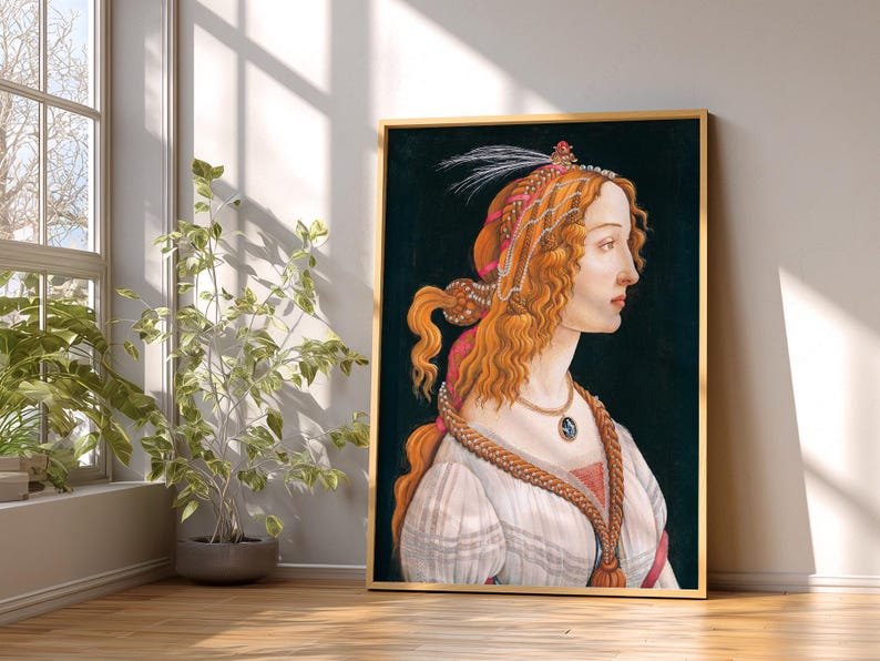 Botticelli art print Renaissance wall art Italian masterpiece Famous artwork poster Classical art poster Wedding gift idea 21 4 image 8