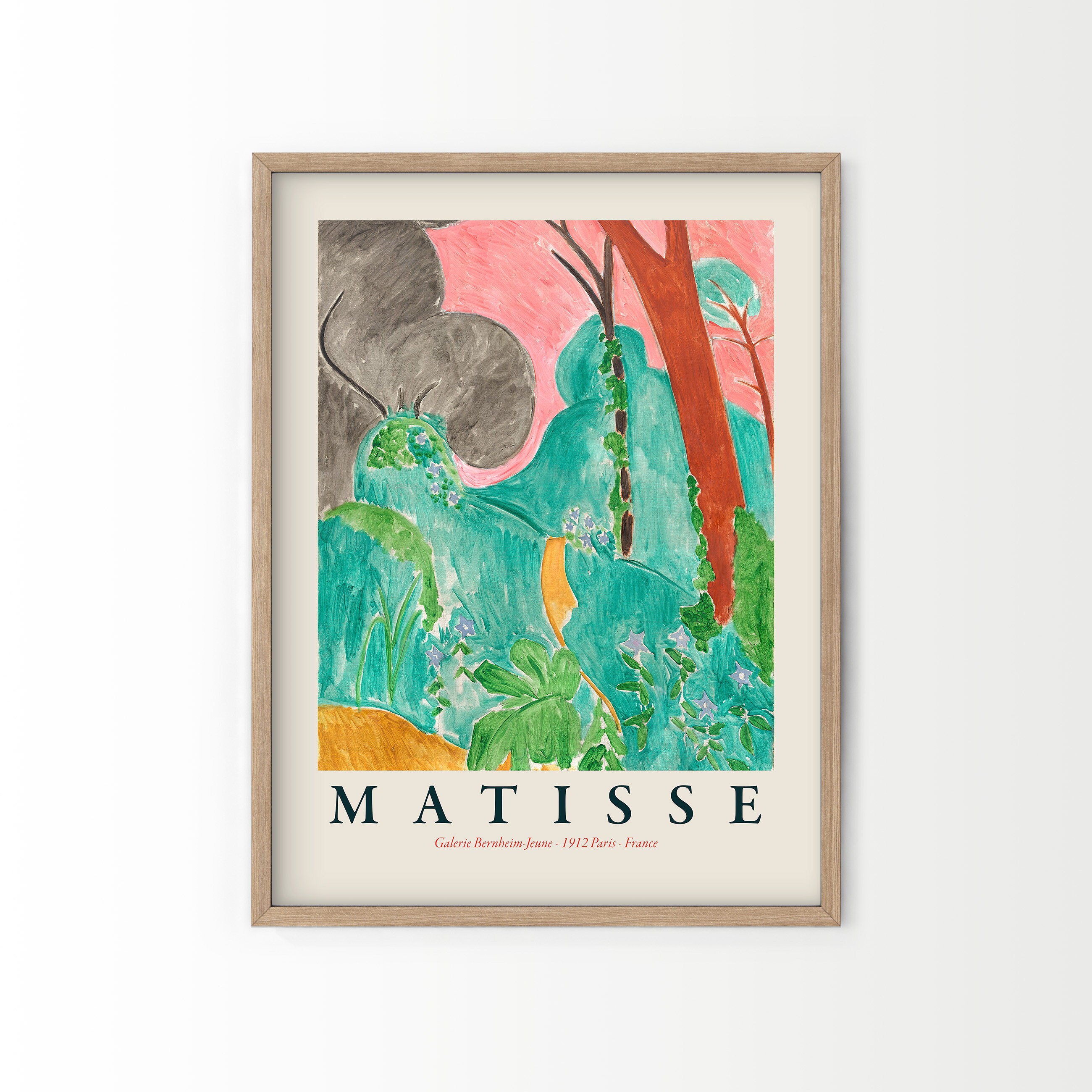Henri Matisse Print Matisse Exhibition Matisse Garden Etsy Canada