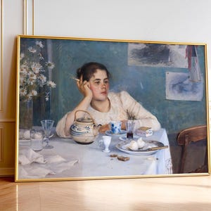 Elin Danielson Gambogi Vintage Art Print, Day Dreamer Portrait