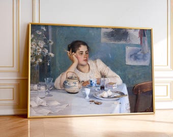 Elin Danielson Gambogi Vintage Art Print, Day Dreamer Portrait