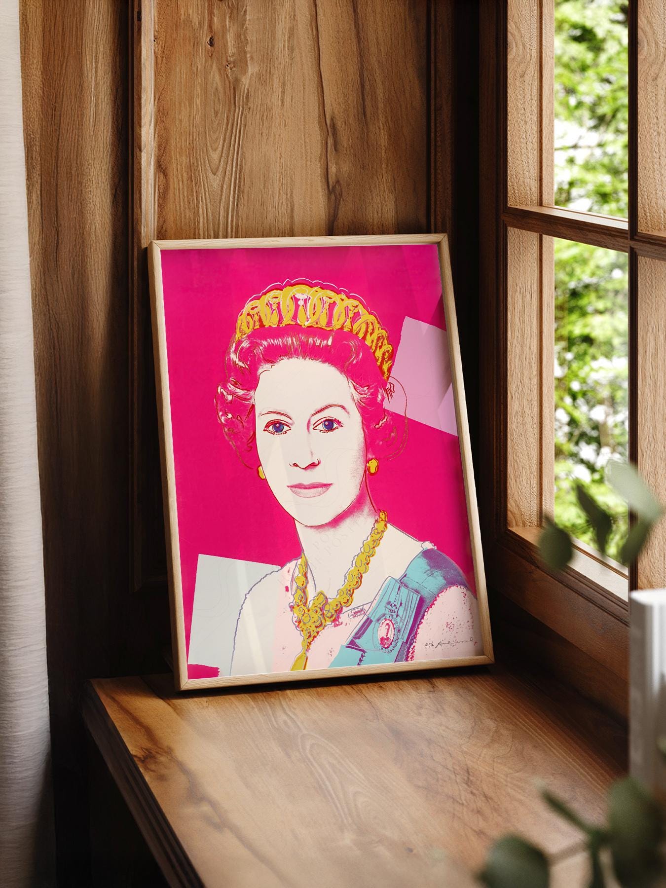 Andy Warhol Poster, Queen Elizabeth II, the Crown, Pop Art 6-1 - Etsy