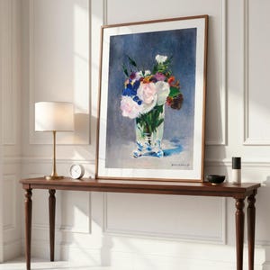 Edouard Manet Floral Print, Impressionism Fine Art image 3