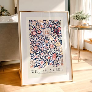 William Morris Floral Wall Art, Vintage Botanical Print, Classic Decor 68 immagine 3