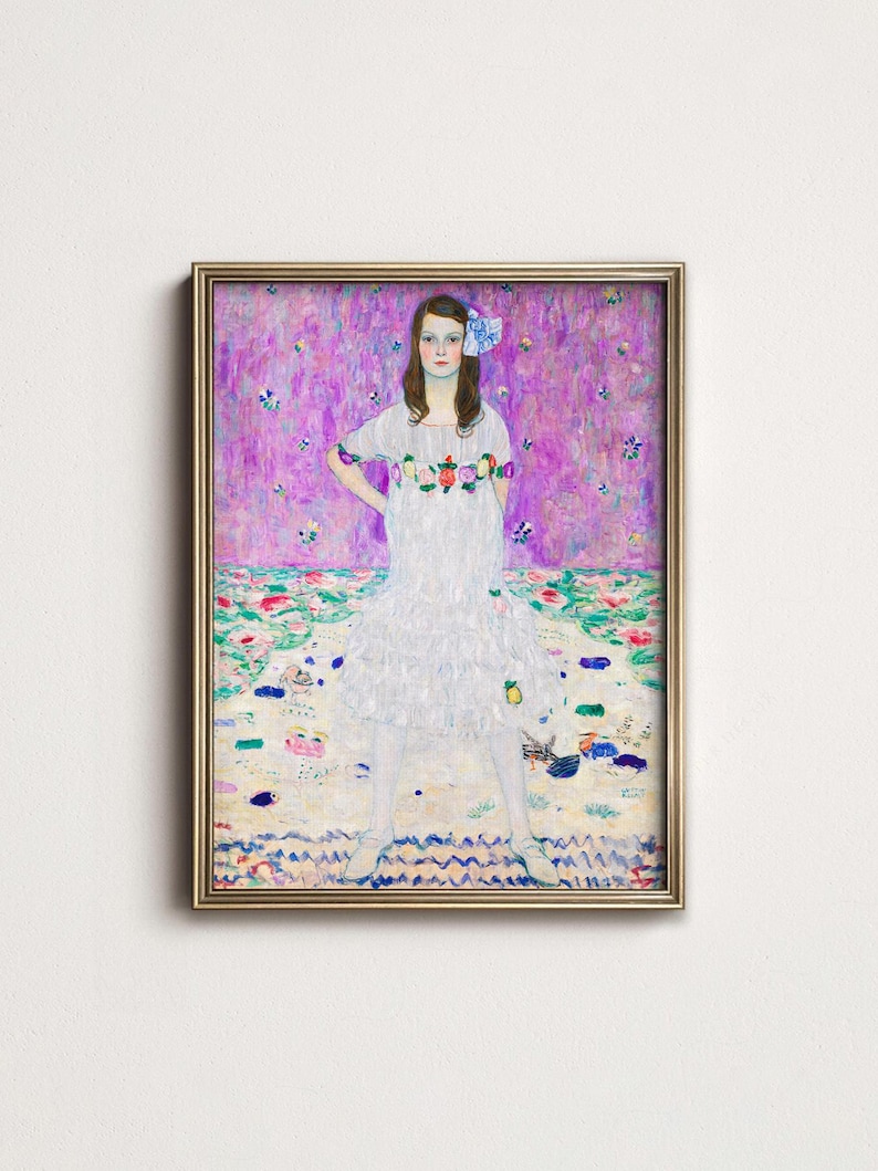 Gustav Klimt Poster: Portrait of Mada Primavesi, Museum Quality Print 3 image 10