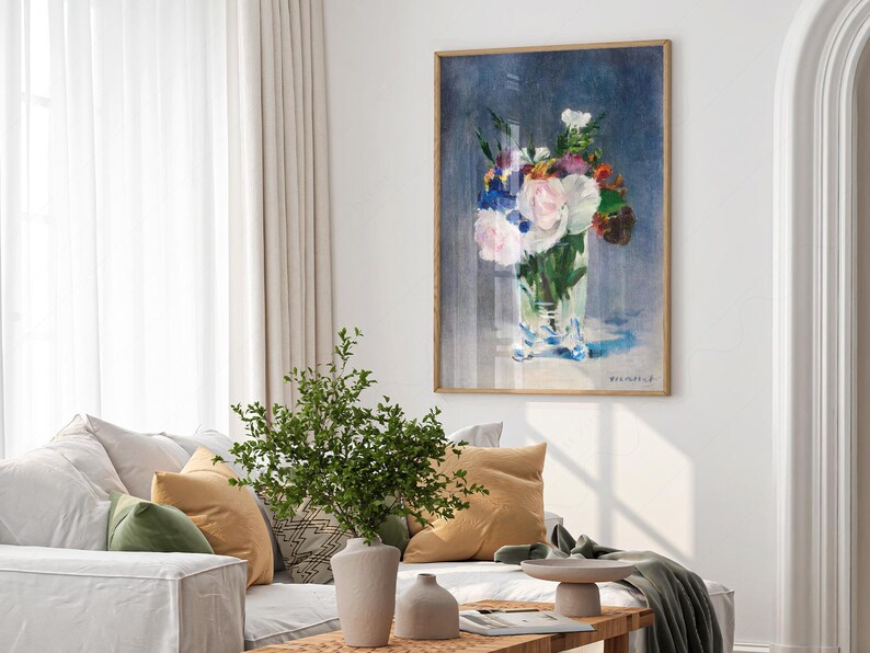Edouard Manet Floral Print, Impressionism Fine Art image 10