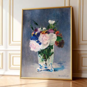 Edouard Manet Floral Print, Impressionism Fine Art image 11