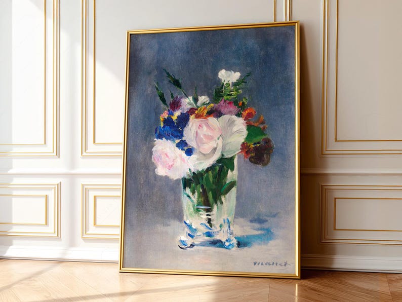 Edouard Manet Floral Print, Impressionism Fine Art image 11